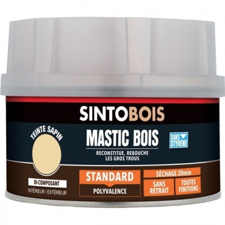 Mastic Bois Standard bi-composant