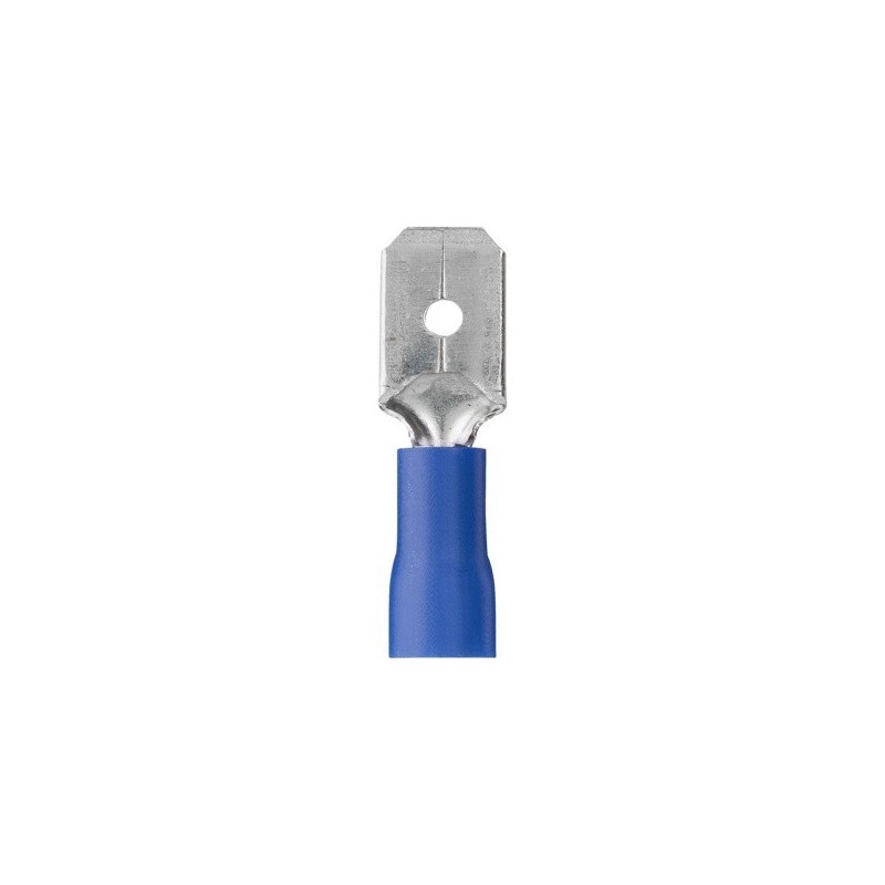 Clip, languette et manchon languettes bleues 6.3 x 0.8 mm 1 blister(s) de 10 pièce(s) - debflex