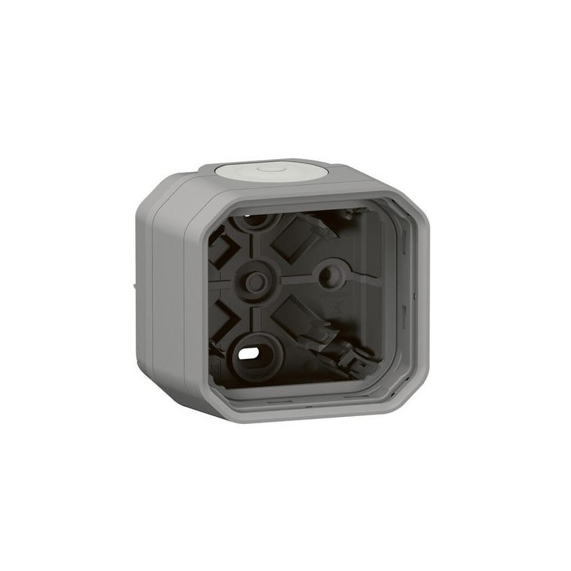 Boîtier étanche en saillie à composer plexo  (nouvelle version) boîtier composable en saillie plexo 1 poste gris 1 pièce(s) - legrand snc