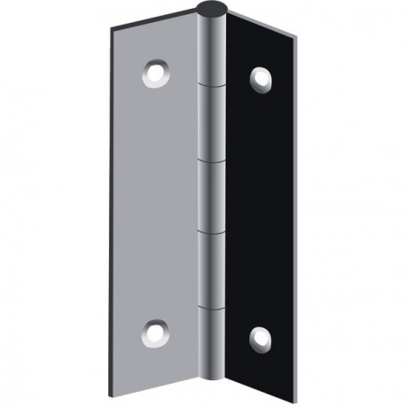 Charnières rectangulaires à noeud roulé