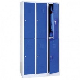 Vestiaire métallique monobloc