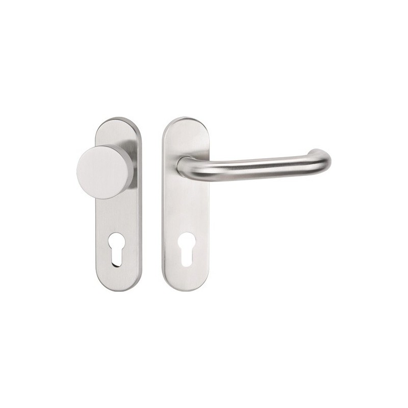 Garniture pour portes coupe-feu nw-495 acier inoxydable 60 1 pièce(s) garniture pour portes coupe-feu nw-495 acier inoxydable 60 - tecwerk