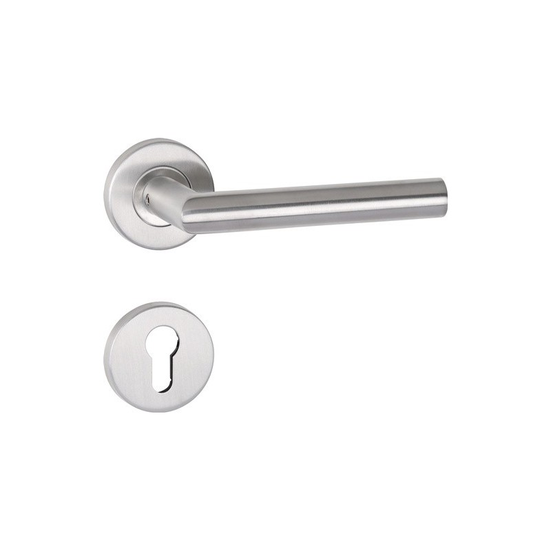 Garniture pour portes coupe-feu nw-495-2 acier inoxydable 60 d/k 1 pièce(s) garniture pour portes coupe-feu nw-495-2 acier inoxydable 60 d/k - tecwerk