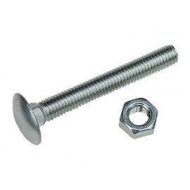 Boulon tête ronde collet carré - Inox A2 (sachet)