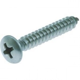 Vis à tôle tête fraisée bombée à empreinte Pozidriv - Inox A4