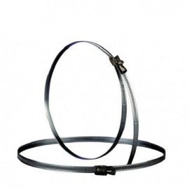 Lot de colliers universels ø 60 à 215 mm - Inox