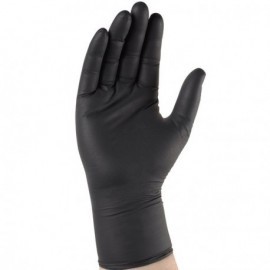 Gants jetables nitrile noir