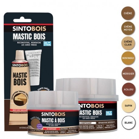 Mastic Bois Standard bi-composant