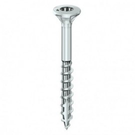 Vis à bois ROCKET® tête fraisée à empreinte Torx - Acier zingué blanc