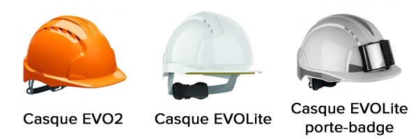 Casque EVOLite porte badge - qualité professionnelle - Champion Direct