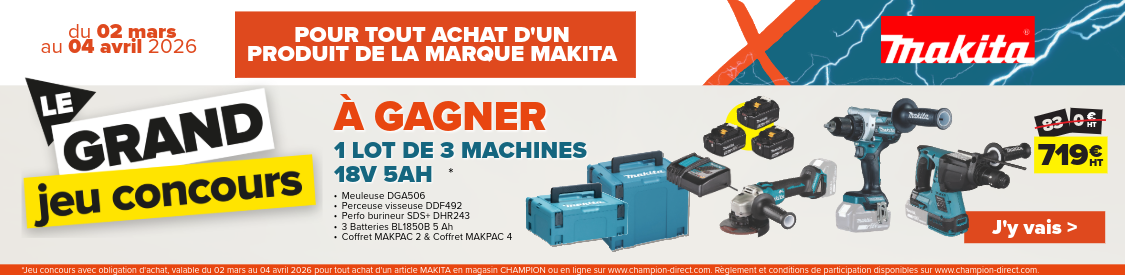 Jeu Concours MAKITA